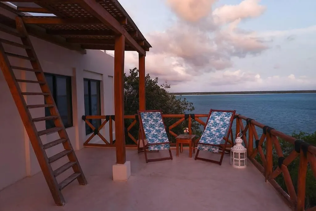 Villa Alegre Bacalar Casa De Lujo Frente A Laguna Mexiko