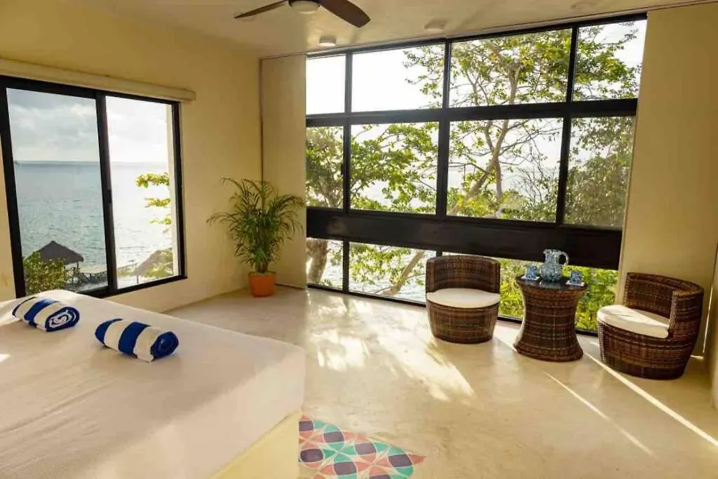 Villa Alegre Bacalar Casa De Lujo Frente A Laguna