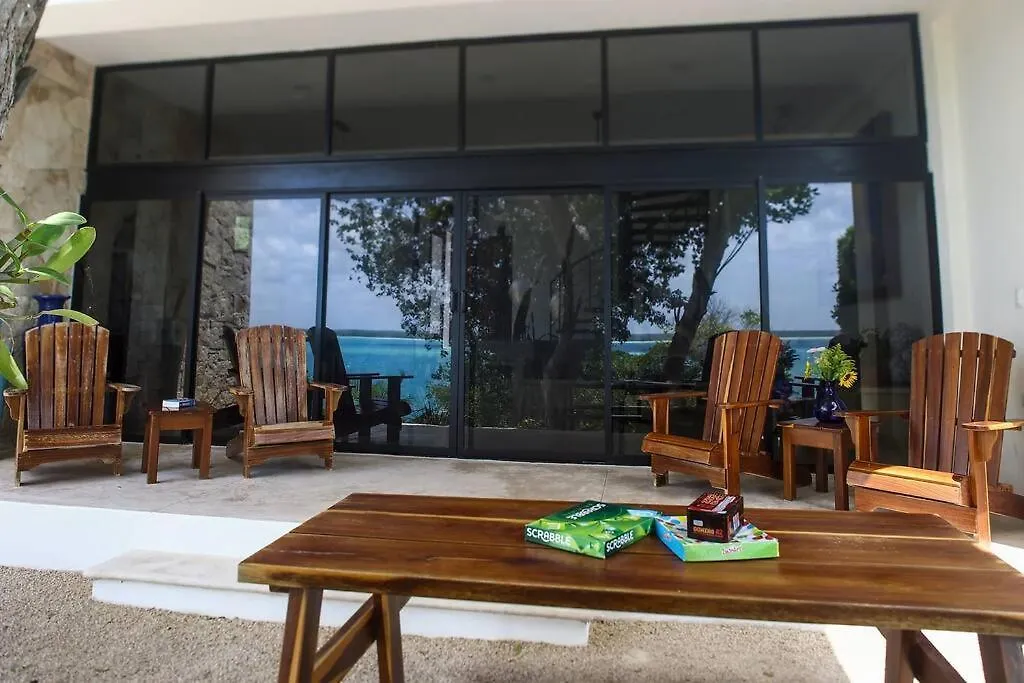 Villa Alegre Bacalar Casa De Lujo Frente A Laguna
